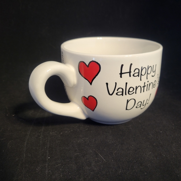 Snoopy Peanuts Happy Valentines Day Hearts Coffee Cup Oversize Mug 2015 - Picture 2 of 8